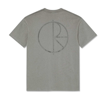 Polar Skate Co Contrast tee Stroke Logo Grey